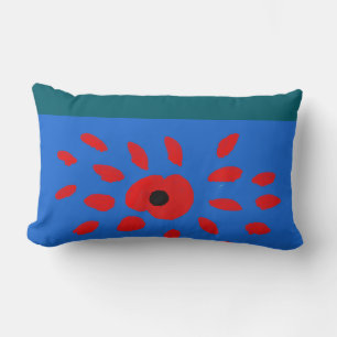 Hello Poppy Lumbar Pillow