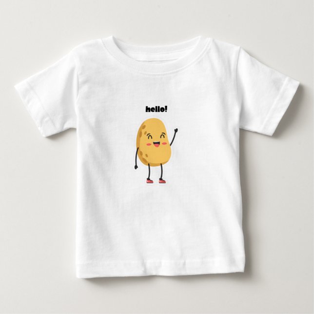 Hello Potato Baby T-Shirt (Front)