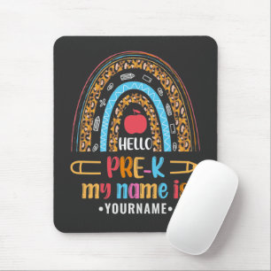 Hello Pre K Back to School Preschool Gifts Mouse Pad