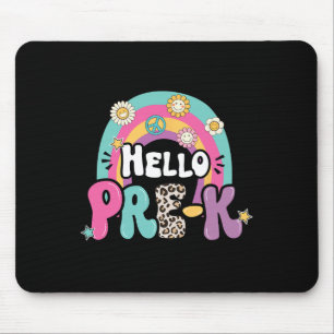 Hello Pre-K Back To School Teachers Kids First Day Mouse Pad