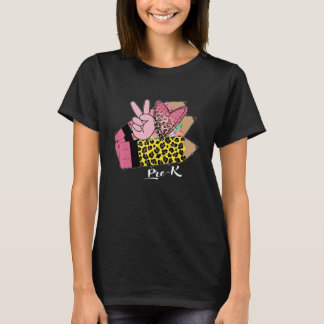 Hello Pre K Cute Pencil Teacher Back To School T-Shirt
