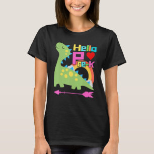 Hello Pre K Dinosaur Graduation Teachers Kids Back T-Shirt
