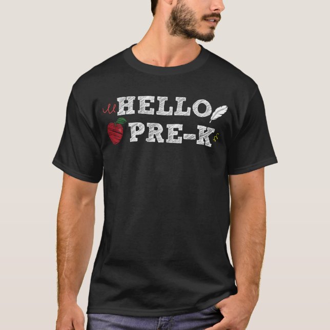 hello pre k T-Shirt (Front)