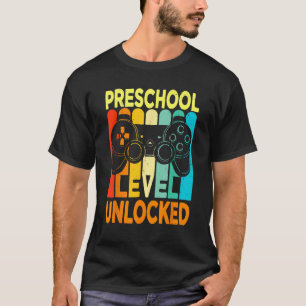 Hello Preschool Level Unlocked Video Game Back To T-Shirt