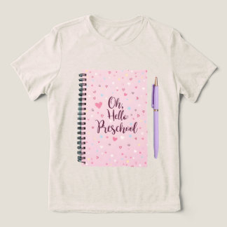 Hello Preschool Women’s Back to School Shirt