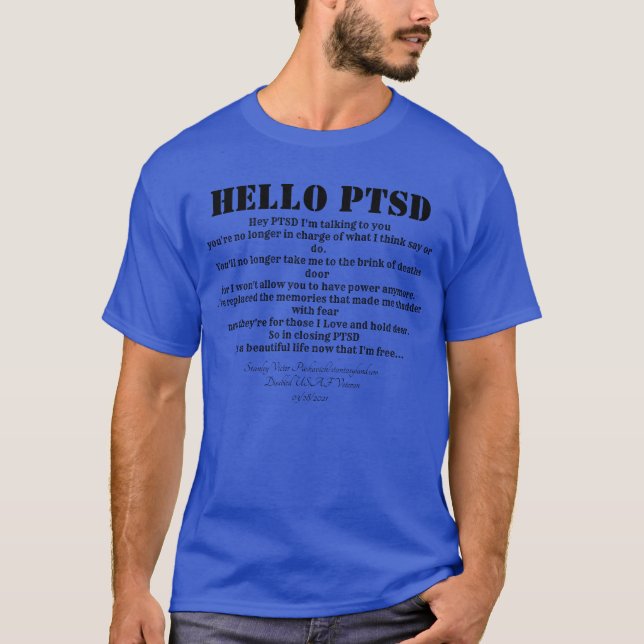 Hello PTSD T-Shirt (Front)