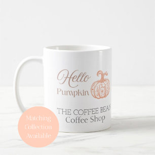 Hello Pumpkin Autumn Branding for Boutique Shop Coffee Mug