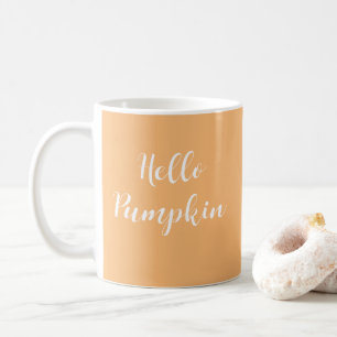 Hello Pumpkin Autumn Coffee Mug