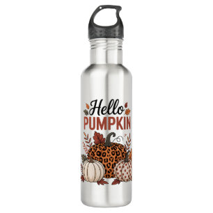 Hello Pumpkin Fall Autumn 710 Ml Water Bottle