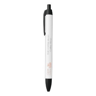 Hello Pumpkin Fall Café Branding Design for Autumn Black Ink Pen