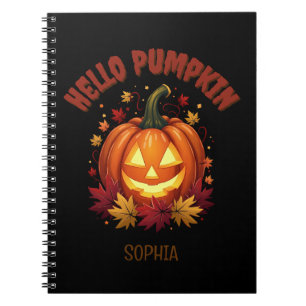 Hello Pumpkin Personalized Notebook