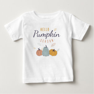 Hello Pumpkin Season Baby T-Shirt