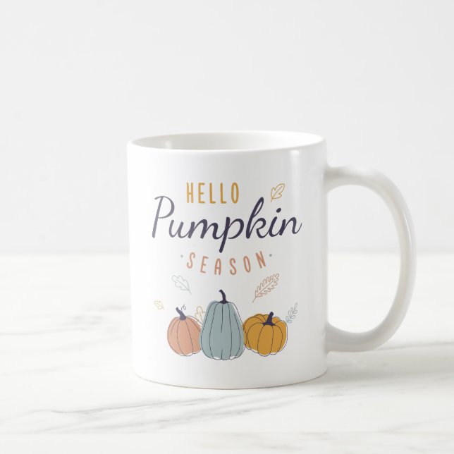 Hello Pumpkin Season Coffee Mug (Right)