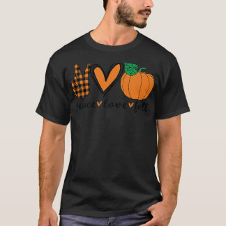 Hello Pumpkin Season Leopard Autumn Season Lovers  T-Shirt