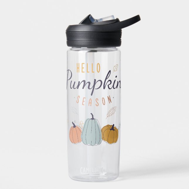 Hello Pumpkin Season Water Bottle (Left)