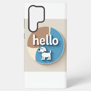 Hello Puppy Cute Cartoon Mobile Case