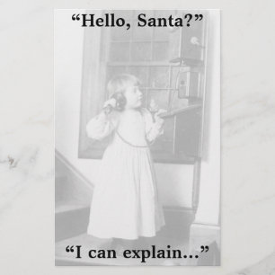Hello, Santa? - Stationery