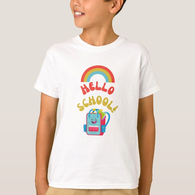 Hello School! T-Shirt (Front)