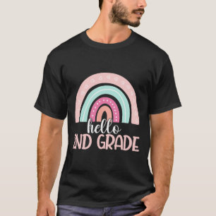 Hello Second Grade Byck To School 2nd Grade Teache T-Shirt