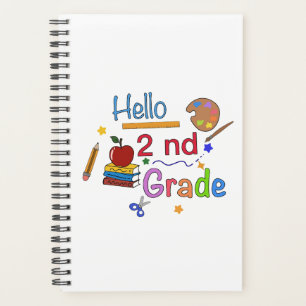 Hello Second Grade - Cute Back to School Design fo Planner