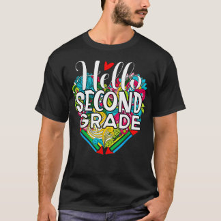 Hello Second Grade Funny Back To School 2nd Grade T-Shirt