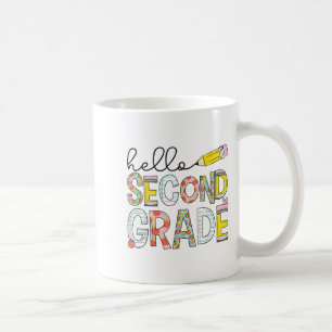 Hello Second Grade Team 2nd Grade Back To School T Coffee Mug