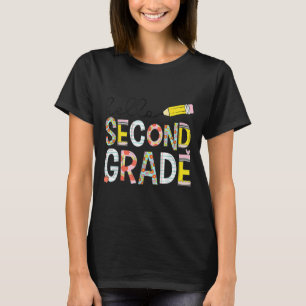 Hello Second Grade Team 2nd Grade Back To School T T-Shirt