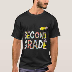 Hello Second Grade Team 2nd Grade Back To School T T-Shirt