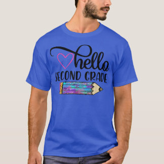 Hello Second Grade Team 2nd Grade Back to School T T-Shirt