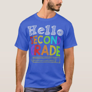 Hello Second Grade Team 2nd Grade Back To School T T-Shirt
