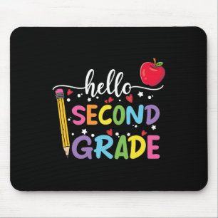 Hello Second Grade Team 2nd Grade Byck To School T Mouse Pad