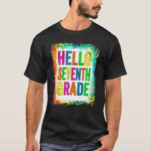 Hello Seventh Grade 7th Grade Back To School T-Shirt