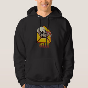 Hello Skull Skeleton Mail Postal Service Postman M Hoodie