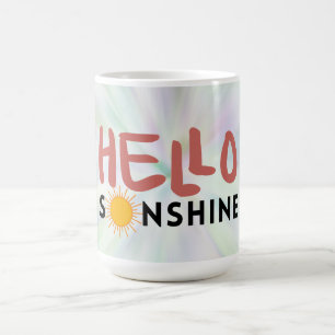 Hello Sonshine, Sun Rays, Summer vibes Coffee Mug