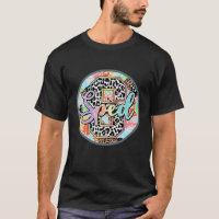 Hello Sped Teacher Leopard Funny Back To School Te