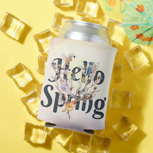 Hello Spring Birds Can Cooler