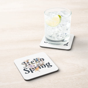Hello Spring Birds Coaster