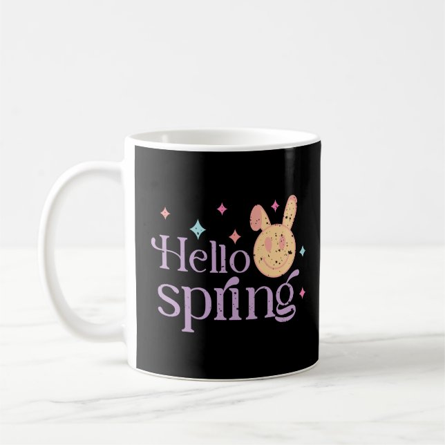 Hello spring coffee mug (Left)