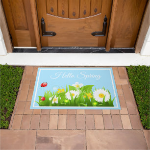 Hello Spring Doormat