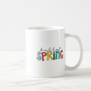 Hello Spring Flower Happy Easter Floral Mom Plant Coffee Mug