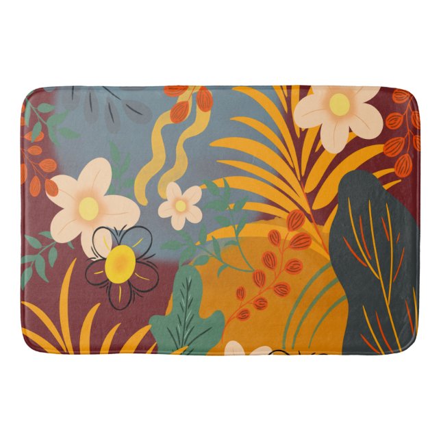 Hello Spring Happiness Time Bath Mat (Front)