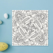 Hello Spring: Happy Easter Colouring Card