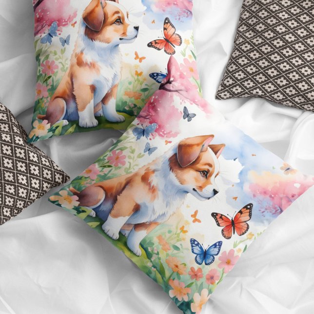 Hello Spring Throw Pillow (Creator Uploaded)