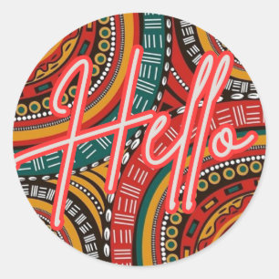 Hello stickers