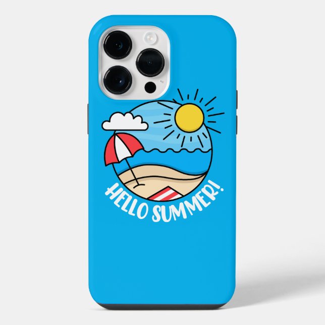 Hello Summer 2 iPhone Case (Back)