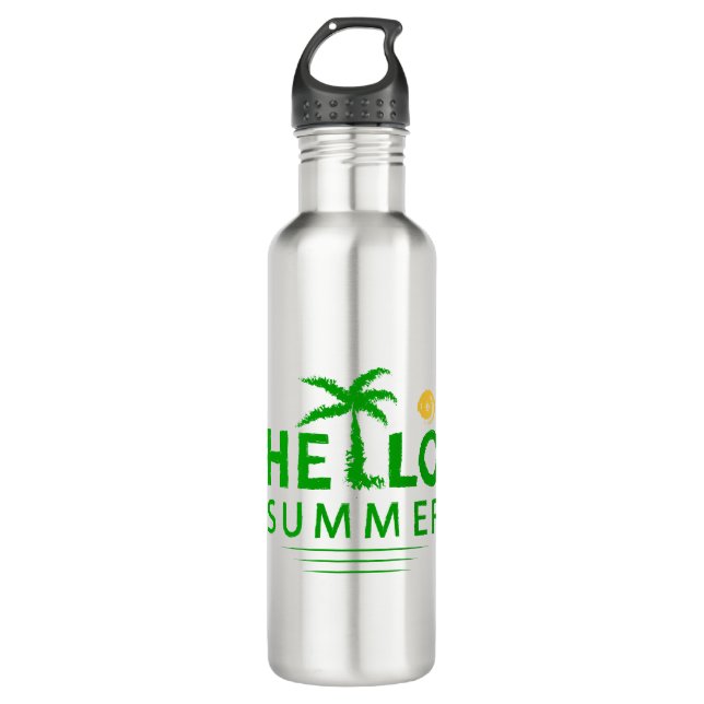 Hello Summer 710 Ml Water Bottle (Front)
