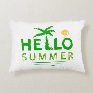 Hello Summer Accent Pillow