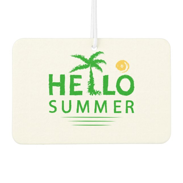 Hello Summer Air Freshener (Front)