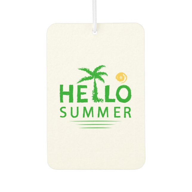 Hello Summer Air Freshener (Front)