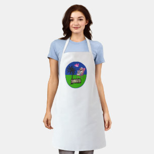 Hello summer  apron